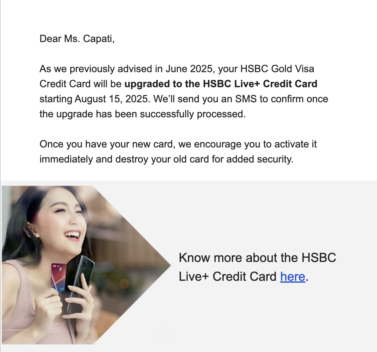 hsbc-live-screenshot-of-email-sent-to-gold-visa-casback