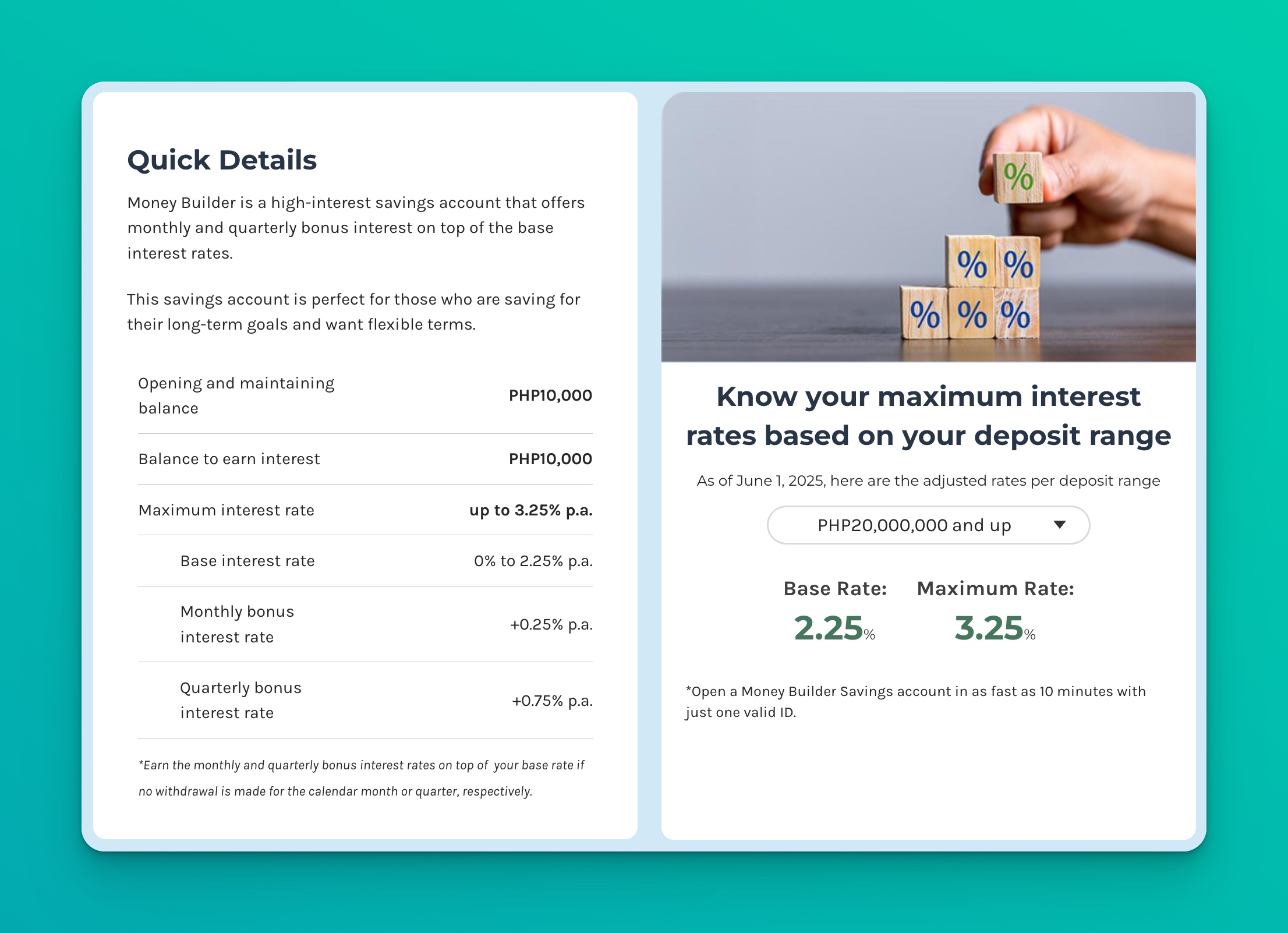security bank money builder savings accounts