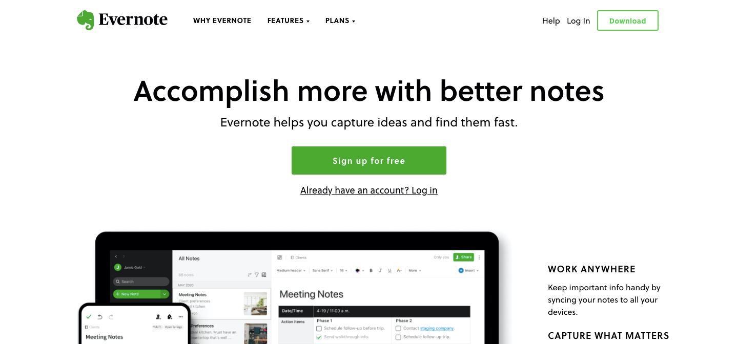 evernote-productivity-apps-work-study-home