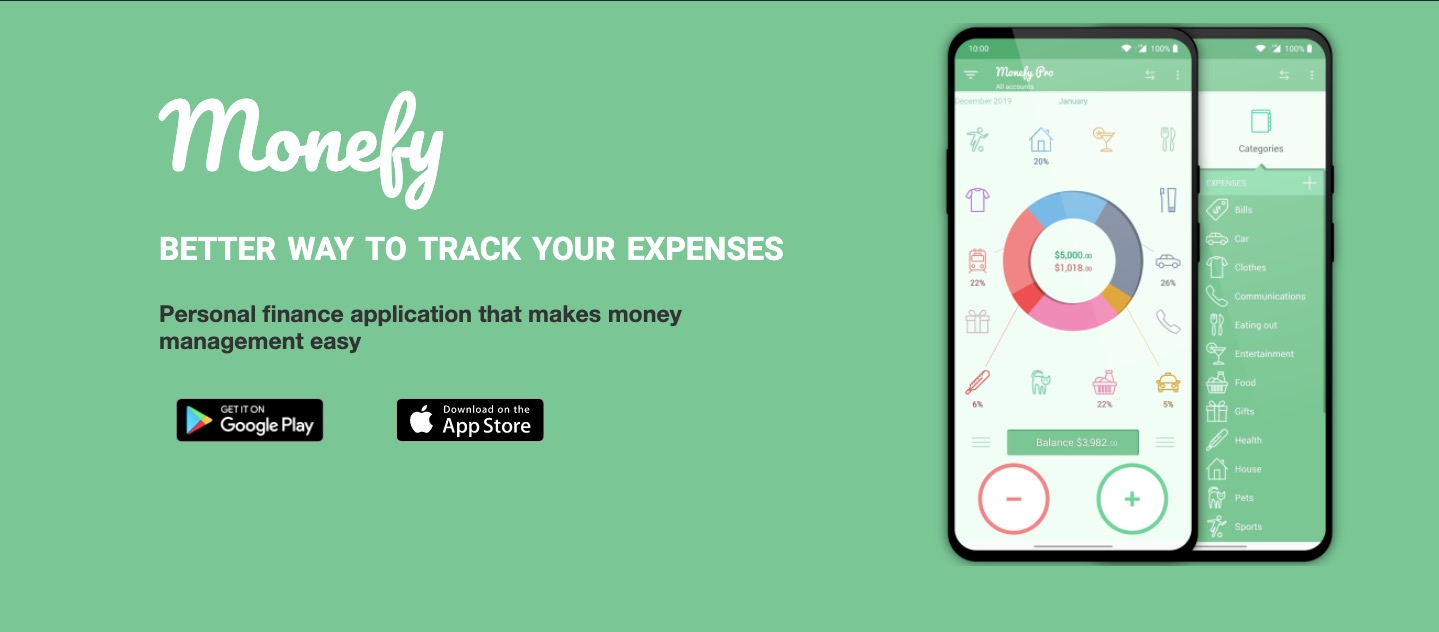 Monefy-homepage