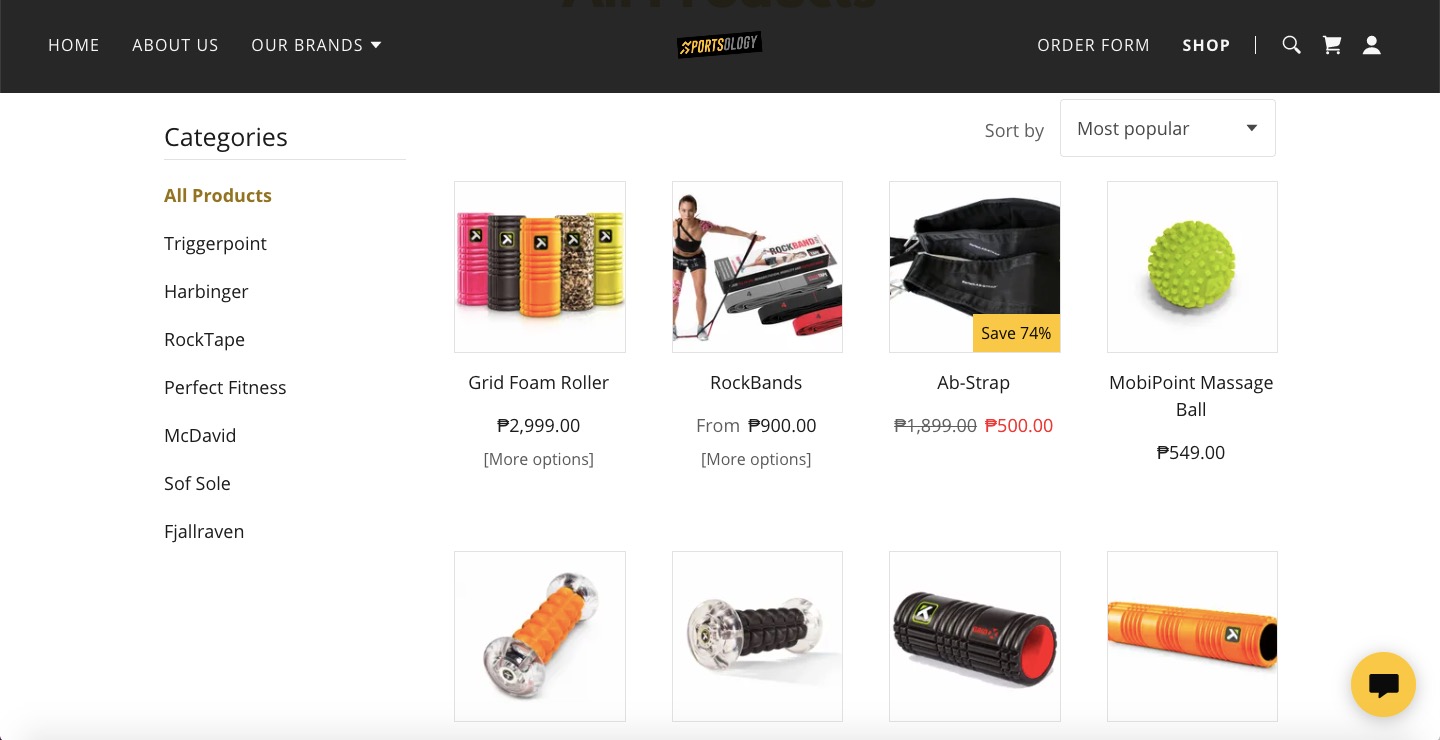Sportsology online store