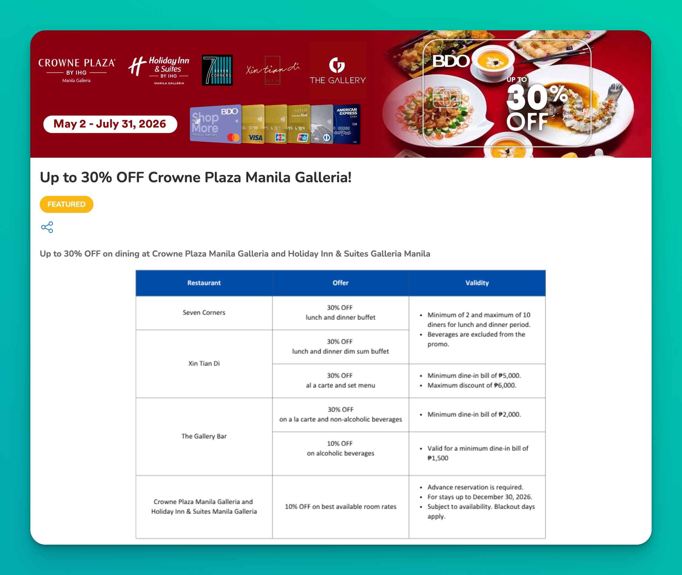 bdo_crowne_plaza_promo_july_2026